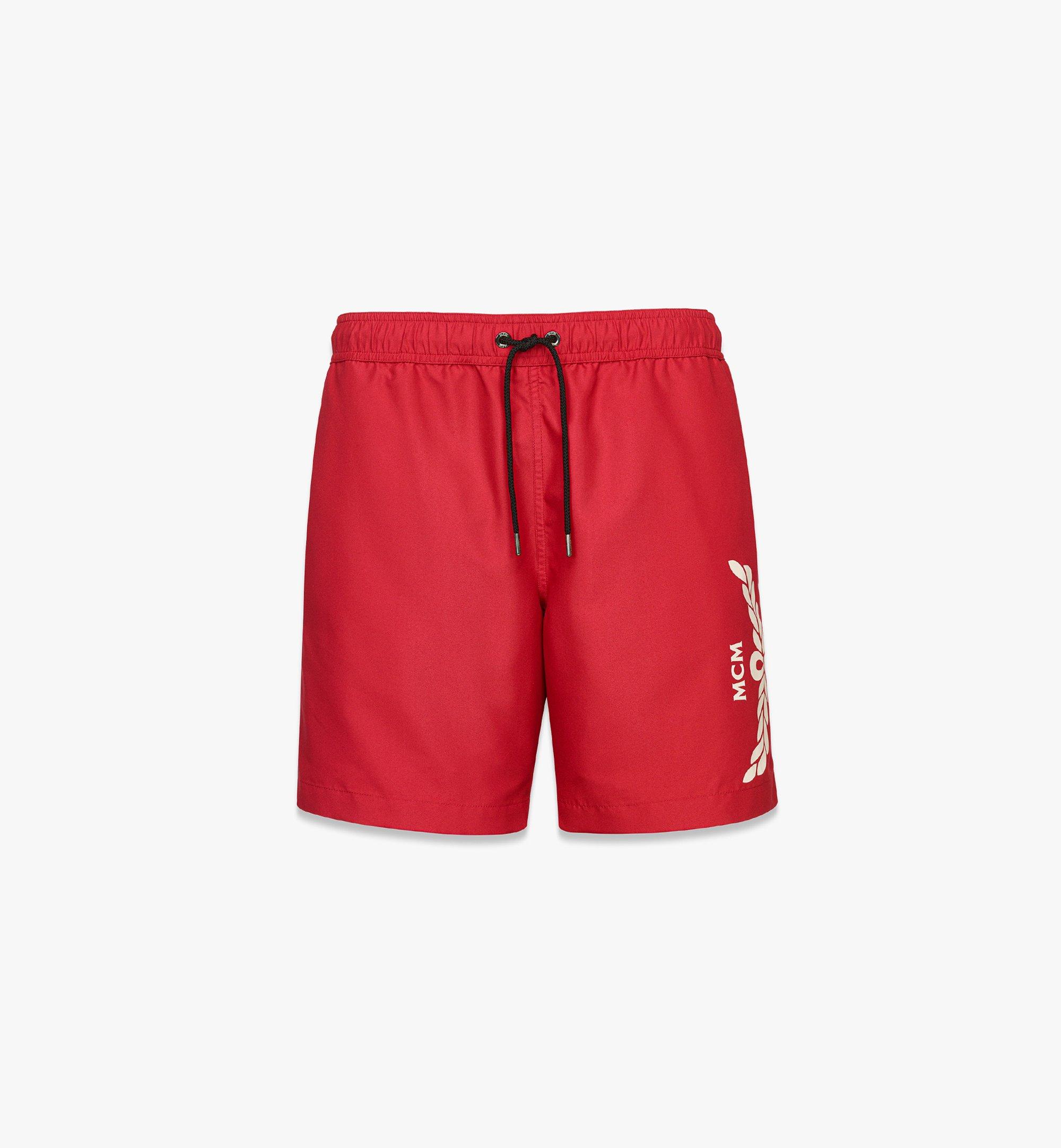 Logo Print Swim Trunks 1